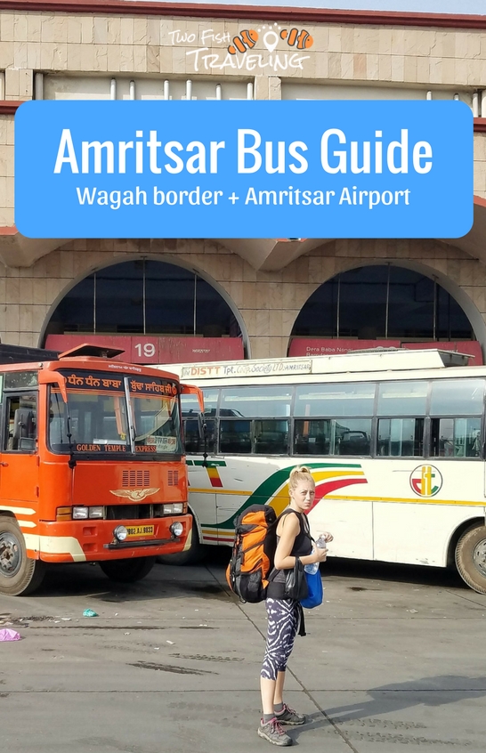 Amritsar to Wagah Border (India/Pakistan) and Amritsar Airport by Bus