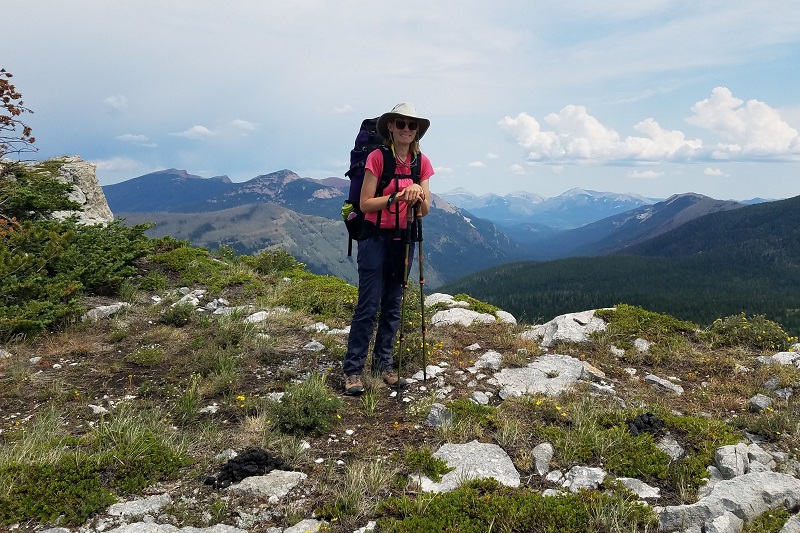 How to Hike the Top of the Chinese Wall in the Bob Marshall Wilderness - Bear Scat near Wall